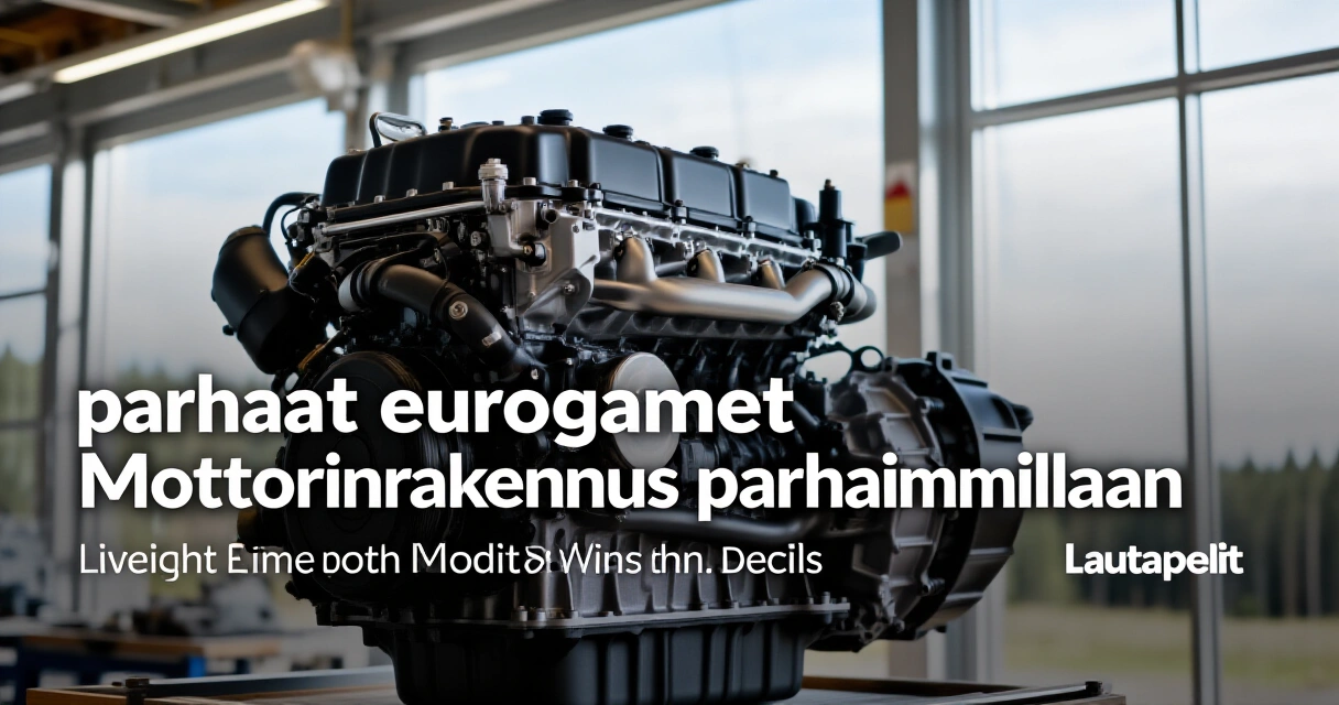 Moottorinrakennus – engine building parhaimmillaan