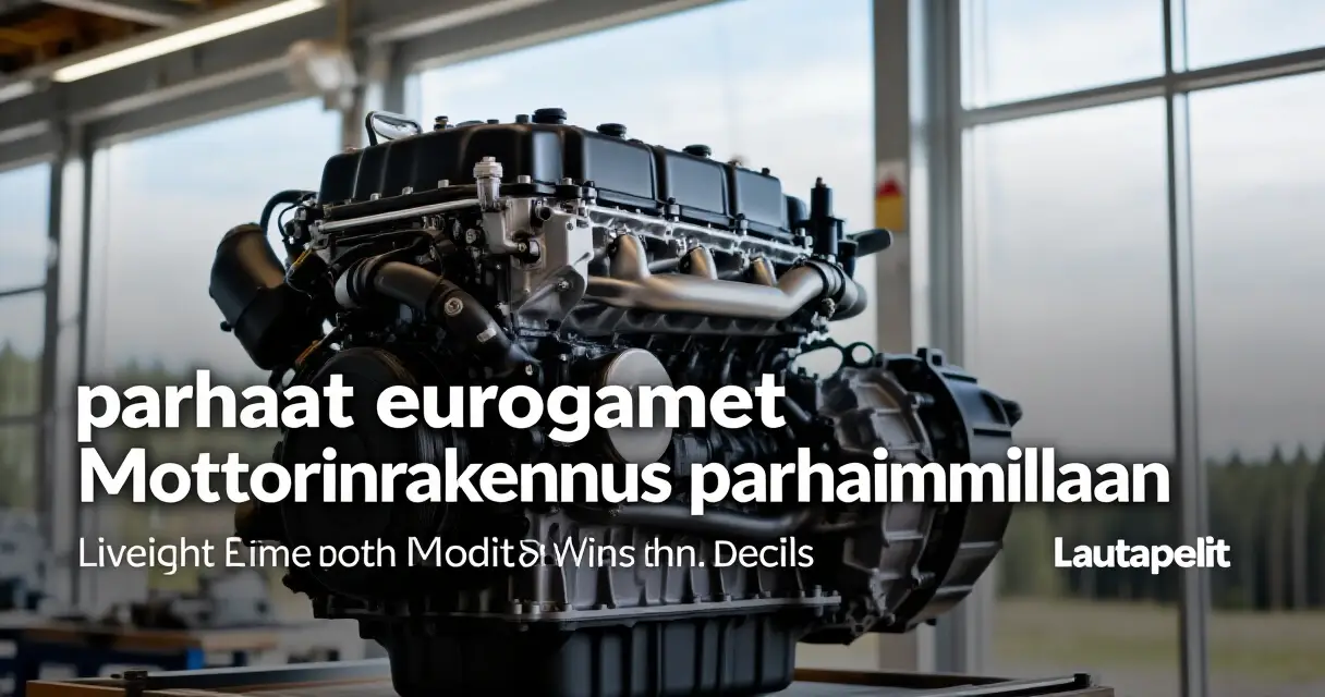Moottorinrakennus – engine building parhaimmillaan